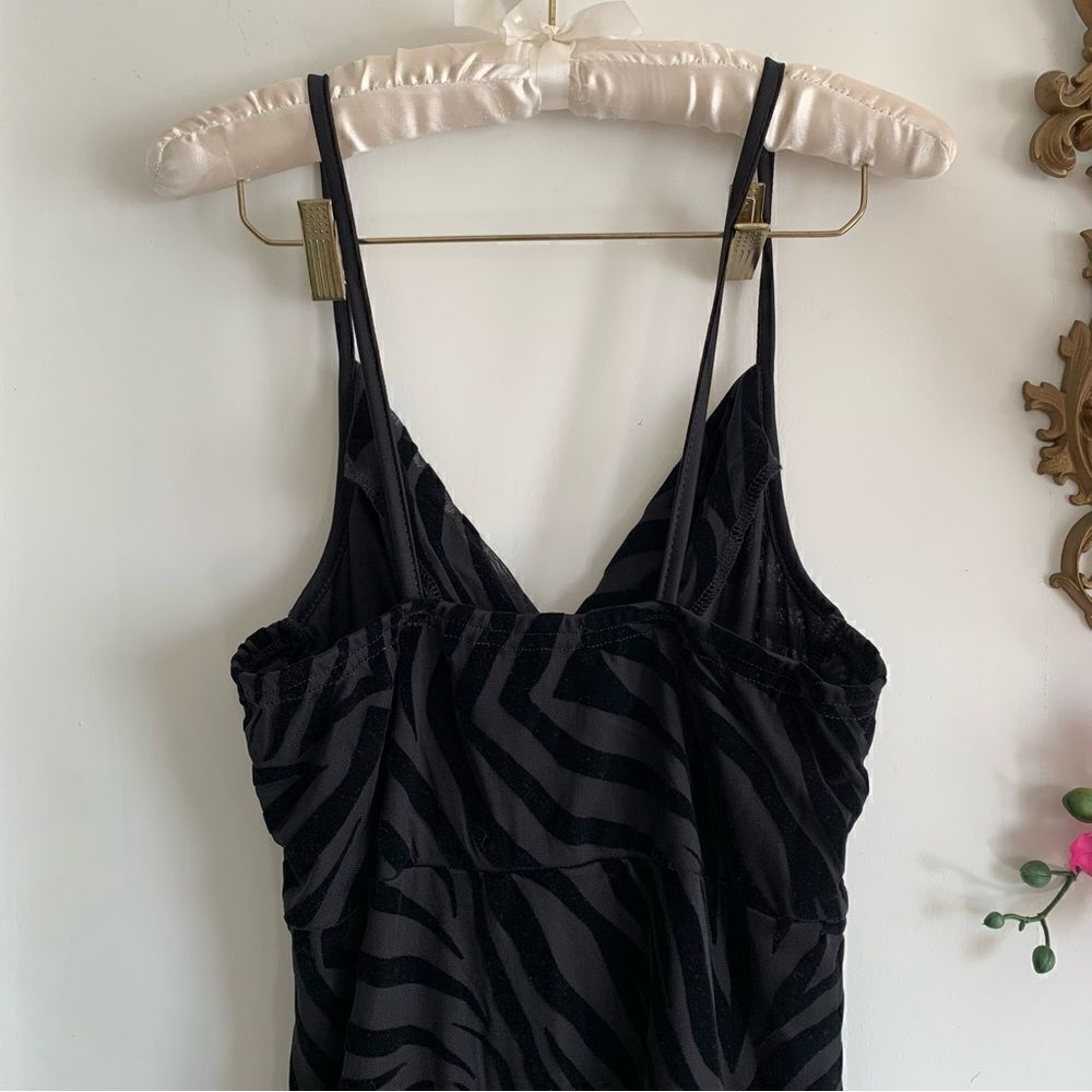 PLT BLACK VELVET RUCHED COWL NECK MIDI DRESS - Picture 7 of 13